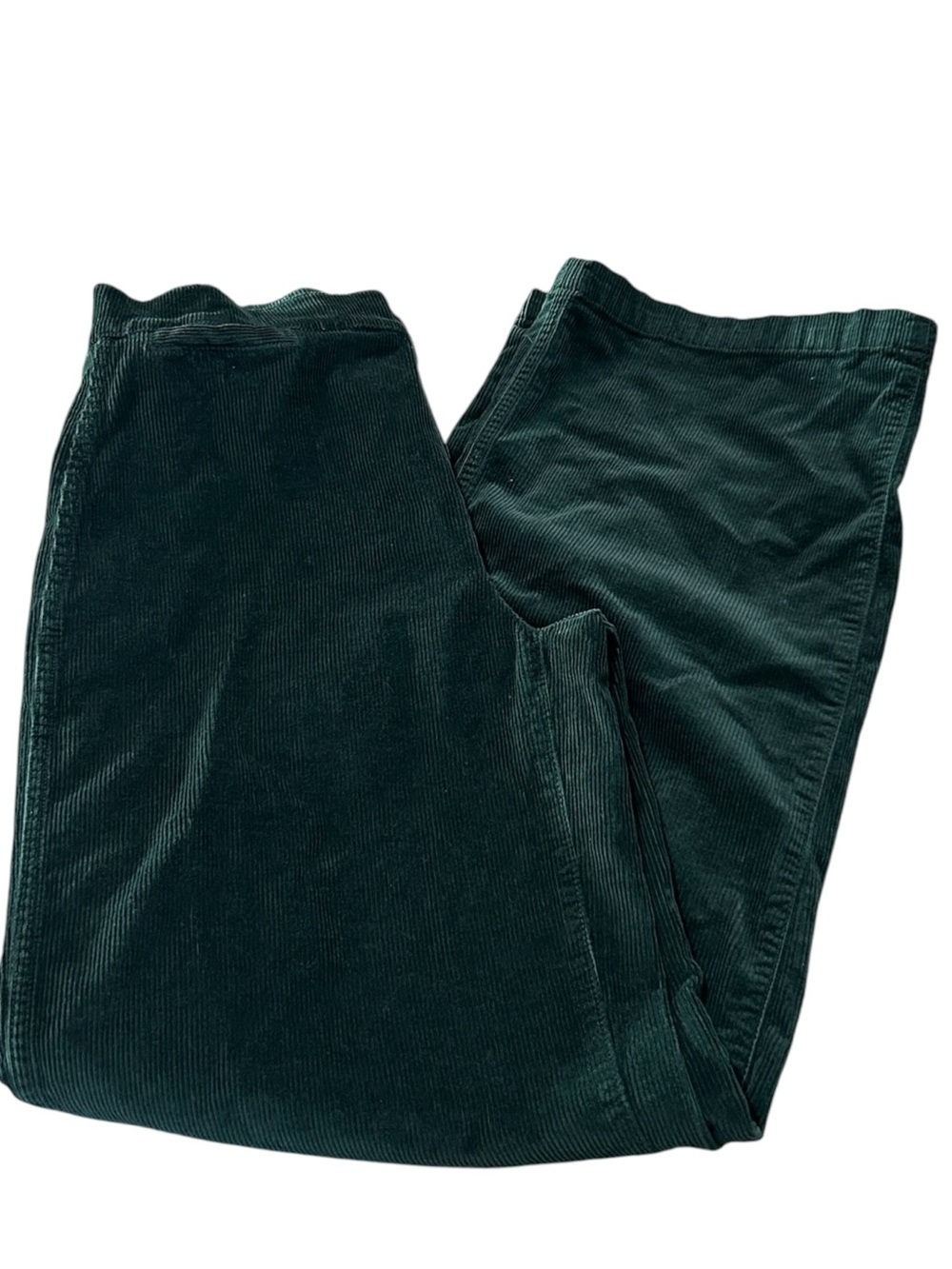Madewell The Emmett Wide-Leg Pant In Corduroy Size 25 Style NS291 Green Stretchy - Picture 10 of 16